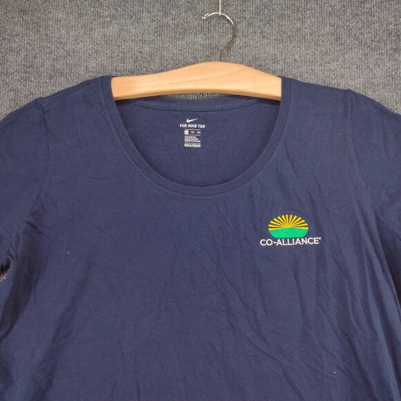 The Nike Tee Round Neck Short Sleeve Pullover Co-Alliance T-Shirt Blue Size 2XL - Picture 3 of 14